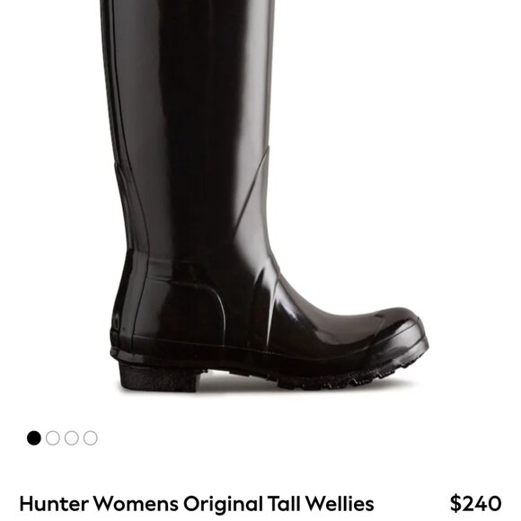 Original Tall Gloss Women's Hunter Boots - Picture 6 of 6